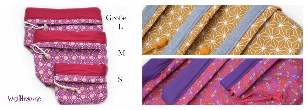 Projektbeutel für eure Strickprojekte